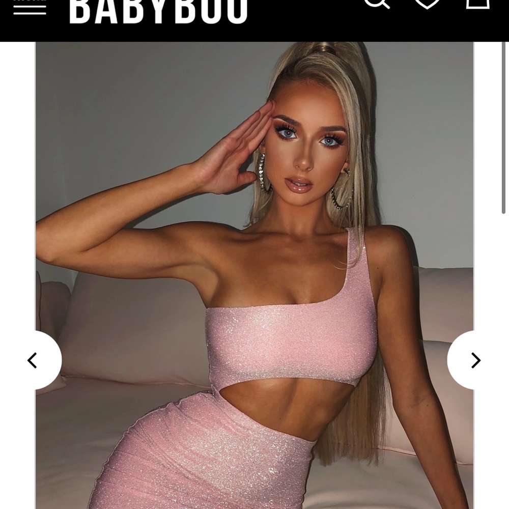 Pink Sparkle Mini Dress